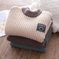 Children's Clothing, Boys' Sweater, Autumn and Winter Style, Korean Style, Middle and Small Children, Boys, Western Style, Children's Pullover Sweater