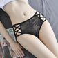 Sexy Charming Temptation Lace Panties Female Cotton File Breathable and Comfortable Mid-waist Ladies Briefs Transparent Underwear Girls Shorts