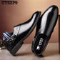 Leather Shoes Men's Business Dress Casual Men's Leather Shoes England Set Foot Driving Shoes