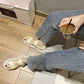 Sandals Women's Summer All-match Soft-soled Fashion Casual Beach Shoes Flat Platform Non-slip Women's Shoes
