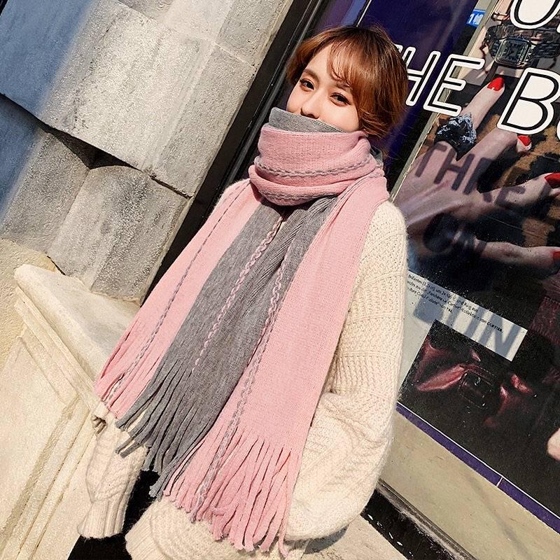 Scarfs for  Women Foulard Hijab Femme Bandana Wool Poncho Women Scarf for Ladies