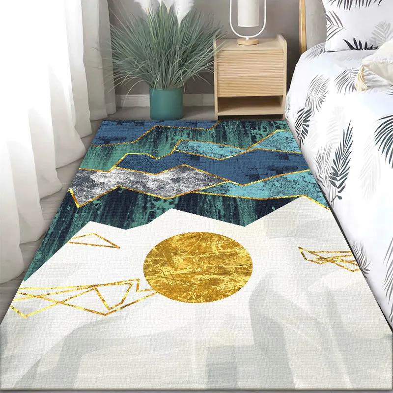 Modern Minimalist Carpet Bedroom Bedside Blanket Household Area Non-slip and Dirt-resistant Mat
