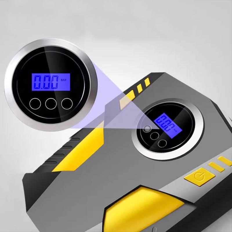 Data Display Screen Car Air Pump Portable Car Tire Multi-function Inflation Tool 12v Refilling Pump Car with Electric Pump High Power General Purpose