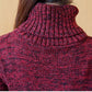 Autumn and Winter Korean Letter Sweater Skirt Thick Bottoming Shirt Mid-length Turtleneck Loose Pullover Sweater Women