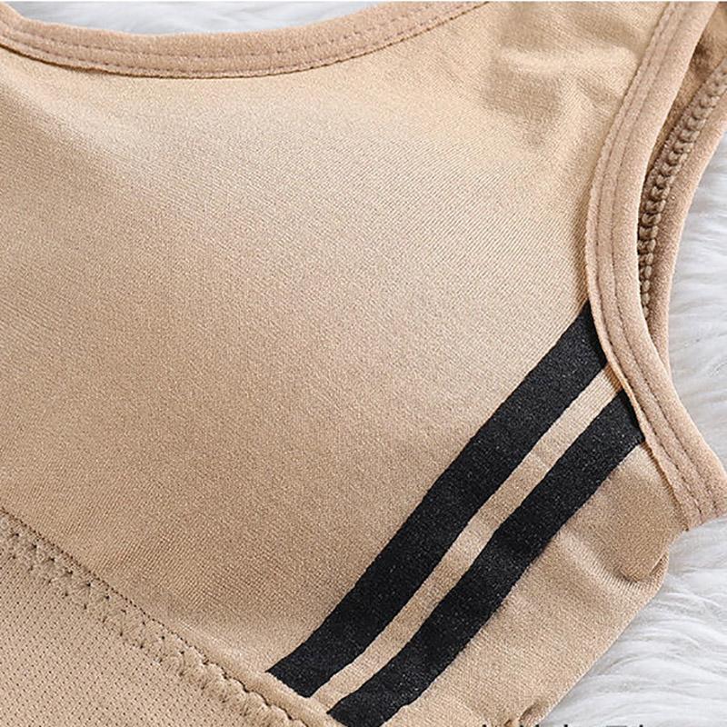 Letter Printing Sports Yoga No Steel Ring Beautiful Back Wrap Bra Tube Top Vest Women's Lingerie Super Elastic Bra
