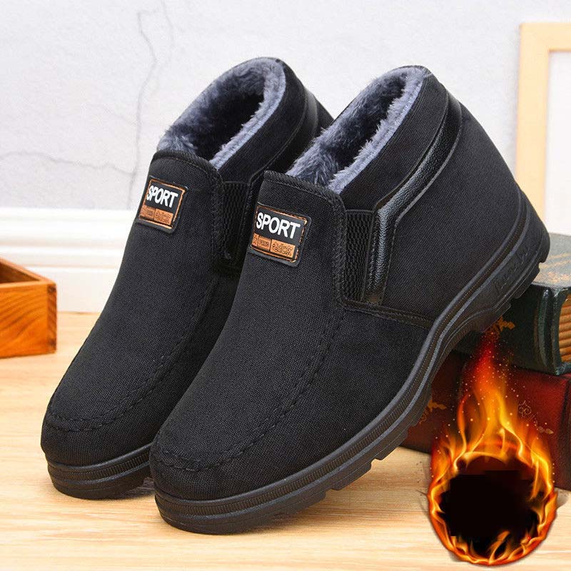Cotton Shoes Men's Winter Plus Velvet Shoes Thickened Non-slip Middle-aged Cotton Shoes