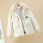 Winter Short Thickened Windproof Cold Warmth Loose Loose with Fur Collar Casual Self-cultivation Overcoming Ladies Jacket