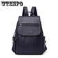 Backpack  Leather Cowhide Women Female First Layer Cow Leather School Book Backpacks Bags