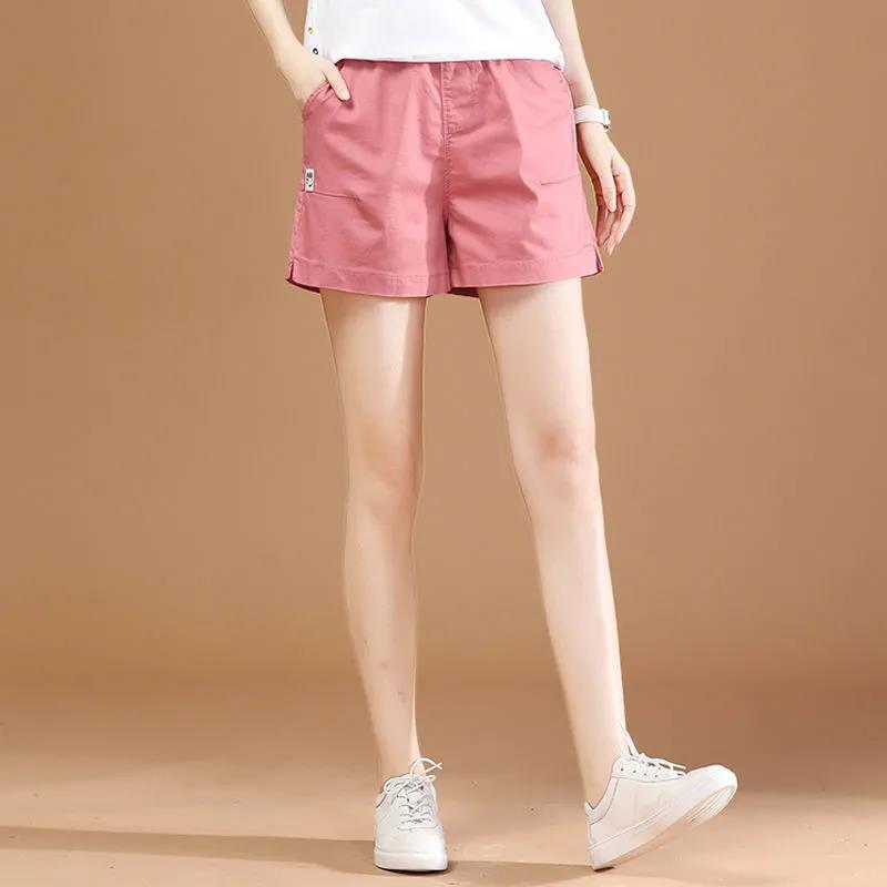 Shorts Women Summer Thin Section High Waist Loose Slim Straight Wide Leg Pants Sports Casual Pants All-match Trend