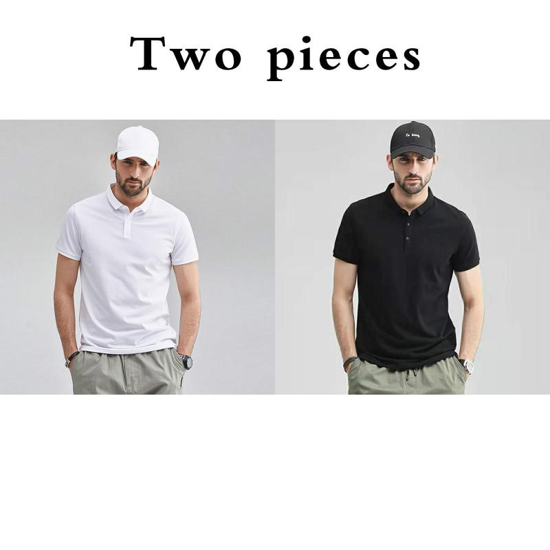Short-sleeved T-shirt Men's Shirt Solid Color Loose Round Neck Shirt Summer