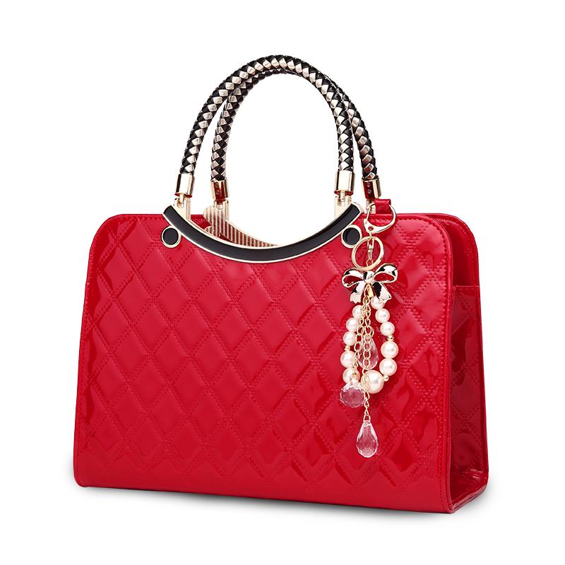Big capacity European and American style Shoulder Handbag Trendy wild Woman bag Leather bag