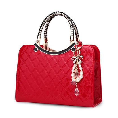Big capacity European and American style Shoulder Handbag Trendy wild Woman bag Leather bag