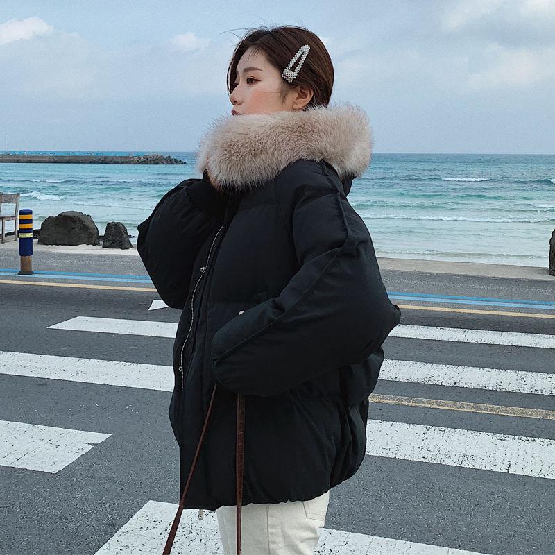 Cotton-padded Jacket Women's Short Korean Down Cotton-padded Jacket, Loose Bread Jacket, Thickened Student Padded Jacket, Anti-season Jacket