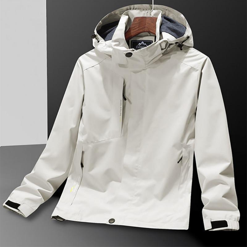 Single Layer Jacket Men's Plus Size Casual Jacket Outdoor Mountaineering Suit Spring and Autumn Jacket