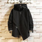 Autumn Men's High-level Sense of Hooded Pullover Jacket Men's High Collar Original Jacket Tooling