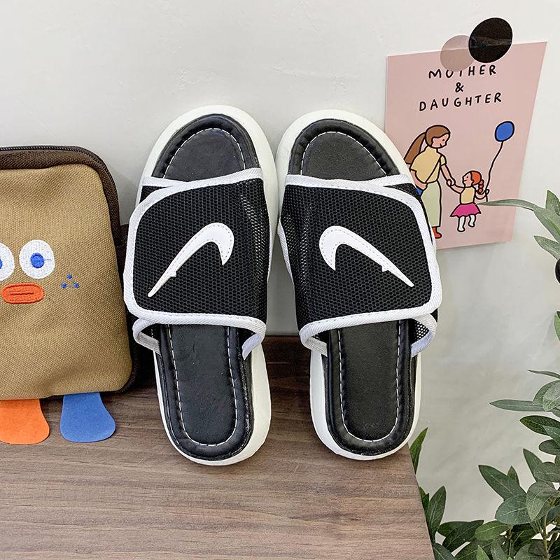 Sandals women summer casual sandals and slippers ladies wear flat bottom thick bottom with a belt