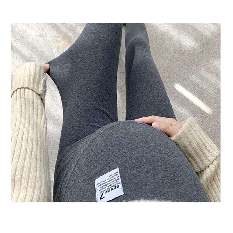 Pregnant Women's Pants In Winter Wear Thickened Plush Leggings Pregnant Women's Clothes Autumn and Winter Warm Cotton Pants Winter Clothes
