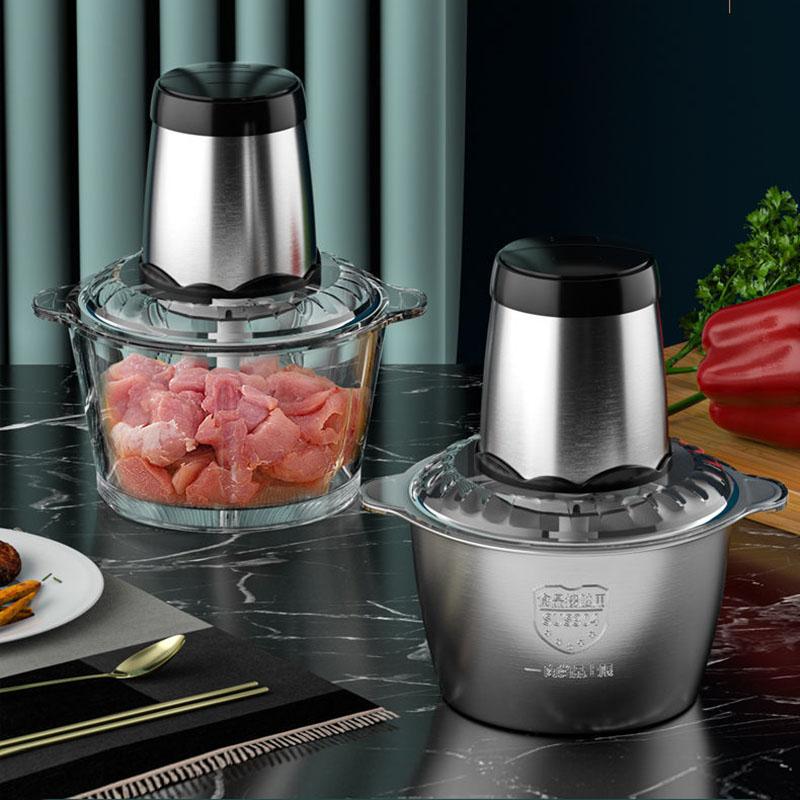 Meat Grinder Household Electric Multifunctional Pepper Minced Vegetable Meat Small Mincer Mixing Cooking Machine