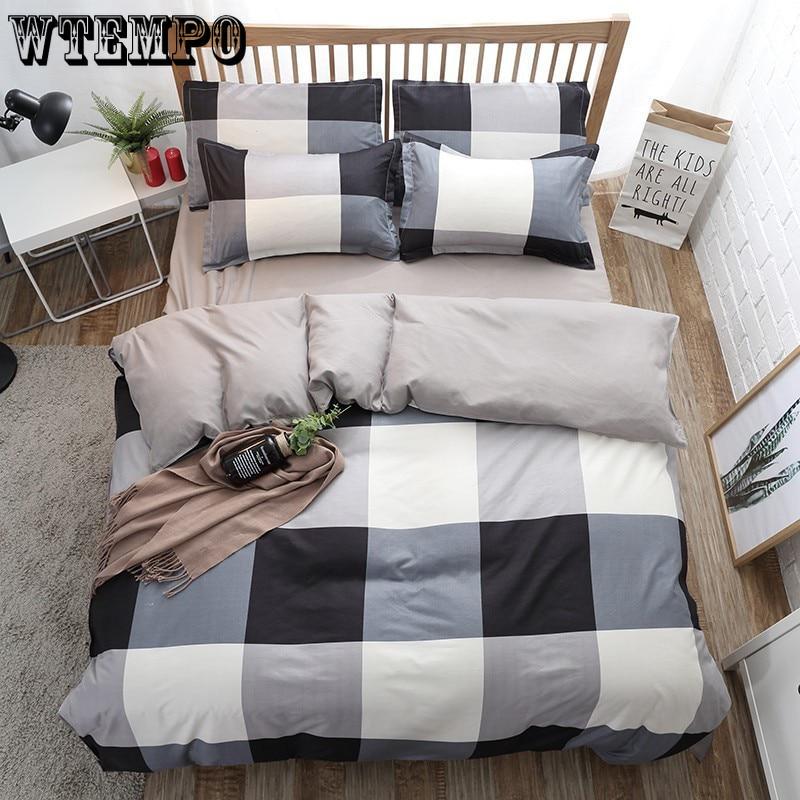 New  Home Cartoon Fox 3/4pcs Bedding Sets Children's Beddingset Bed Linen Duvet Cover Bed Sheet