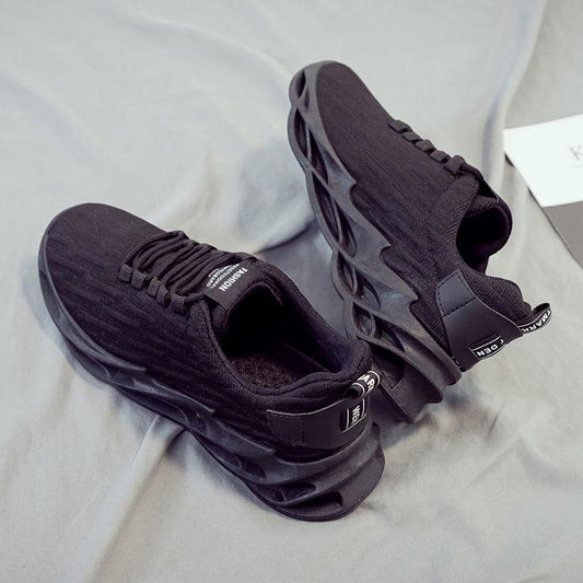 Spring and Summer Flying Woven Mesh Shoes Sneakers Men's Students Casual Breathable Running Shoes