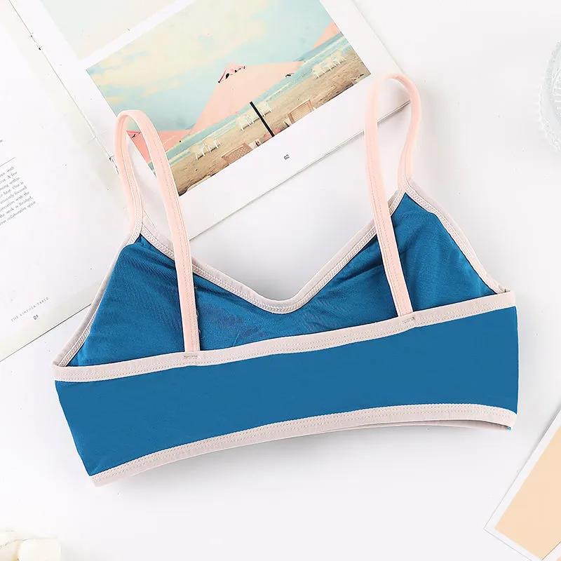 Korean Version of One-piece Bra Sling Sports Gathering Anti Sagging Ring Free Lovely Girl Underwear Bra