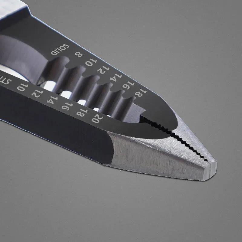 Electrician Manual Wire Stripping Pliers 8 Inch Stripping Wire Stripping Pliers Special Tools for Cutting and Crimping Cutting Pliers