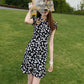 Little Daisy Cheongsam Improved Dress Short Floral Sexy Small Young Girl Daily Wear