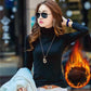 Women sweater wool soft warm Korean knitwear Turtleneck Pullover Sweater Bodycon Basic Thick jumper