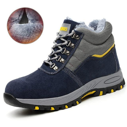 Winter Work Boots Safety Steel Toe Men Sneakers Anti-smash Men Shoes Anti-puncture Work Boots