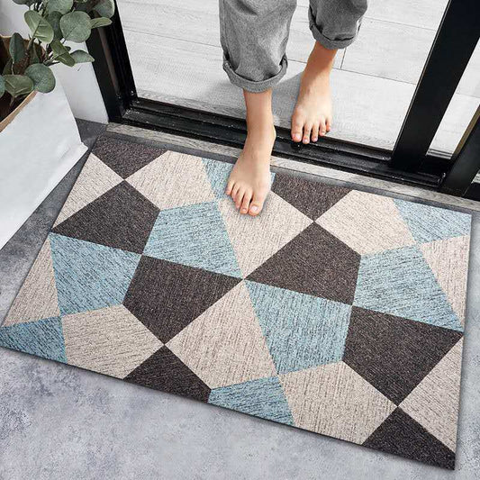 Door Mat Household Entrance Door Carpet Can Be Cut Non-slip Mat Kitchen Absorbent Floor Mat Door Mat Custom