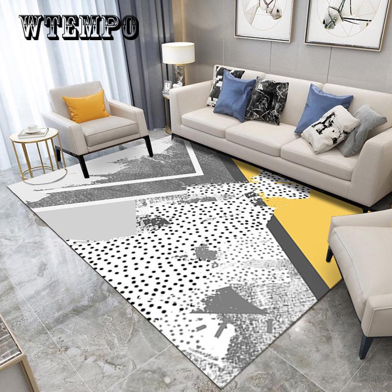 Nordic Style Geometric Carpets for Living Room Soft Carpet Kids Bedroom Large Size Antiskid