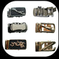 Male Lengthened 110cm-140cm Cowhide Leather Belt Alloy Automatic Buckle Wear-resistant Scratch-resistant Business Belt Husband and Dad Belt