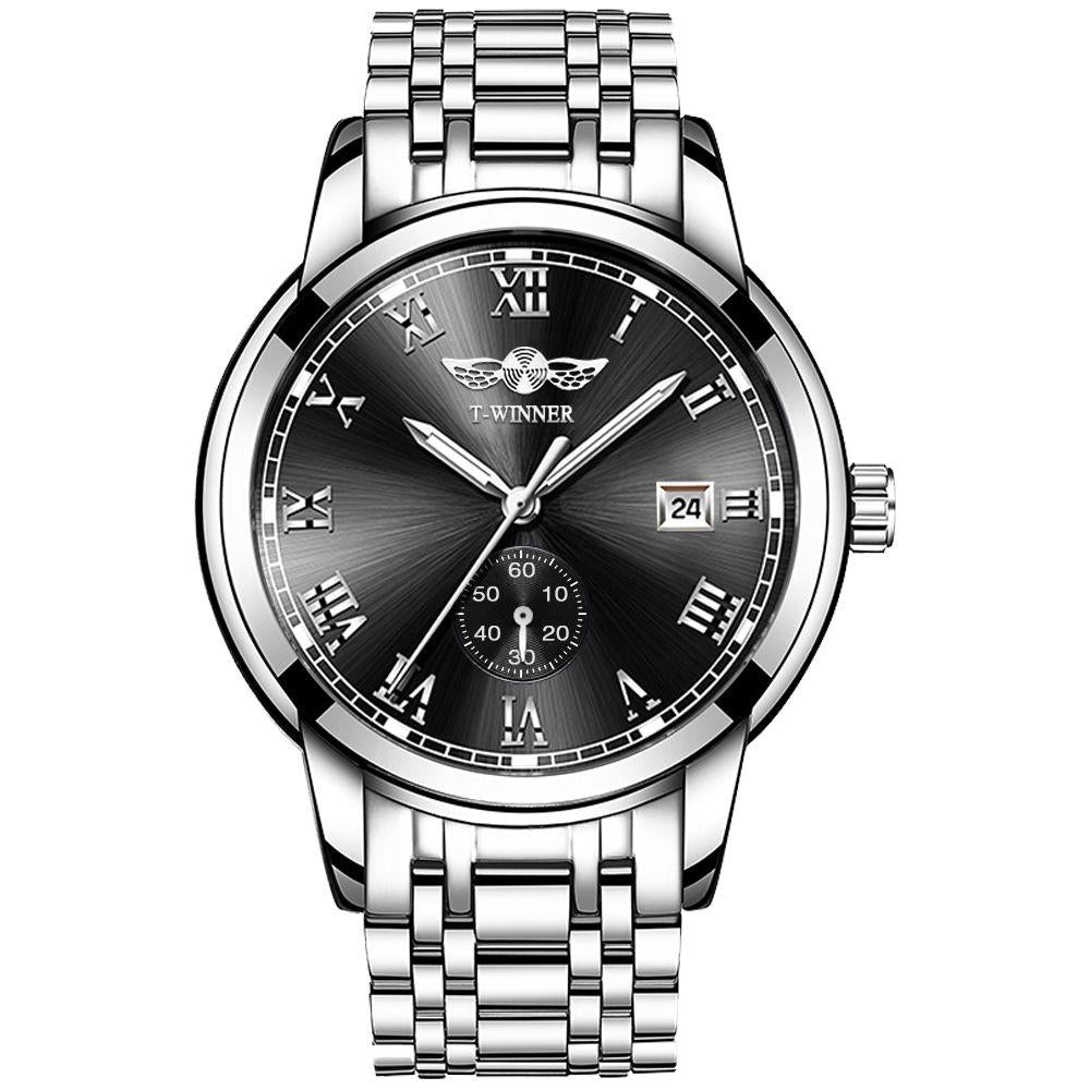 Luxury Waterproof Mechanical Watch Men Automatic Automatic Steel Multifunction Watches