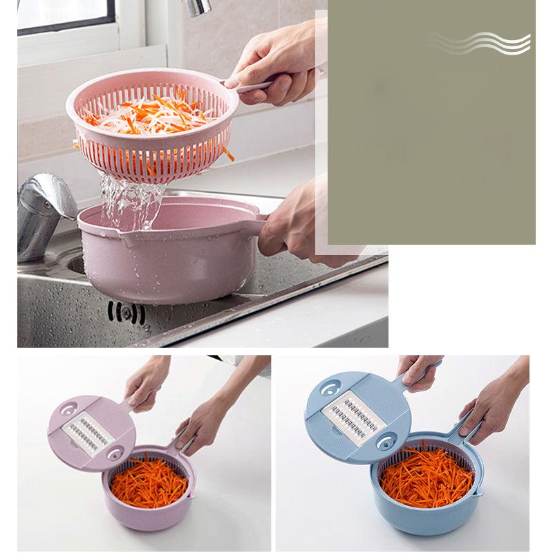 Multi-function Vegetable Cutter Potato Radish Grater Multifunctional Shredded Slicing Kitchen Artifact