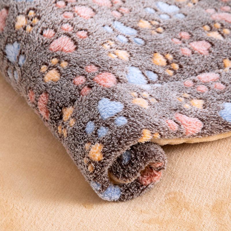 Pet Dog Mat Winter Cat Thick Blanket Autumn and Winter Dog Woven Cat Cater Sleeping Cotton Quilt Warm Pet Sleep Pad