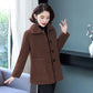 Fashion Ladies Lapel Lamb Velvet Jacket Winter Long Large Size Button Jacket Thick Warm Long-sleeved Cardigan Jacket