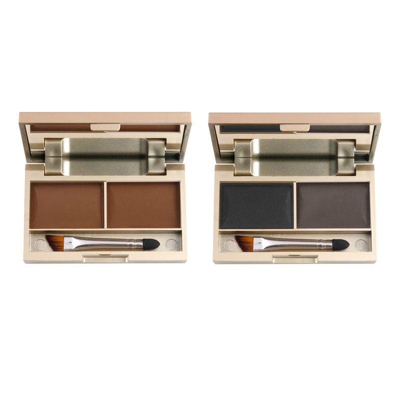 Two-color eyebrow powder waterproof natural three-dimensional non-marking anti-sweat non-marking