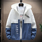 Autumn Men's Jacket Trend Workwear Jacket Youth Top Clothes Casual Hooded Gown