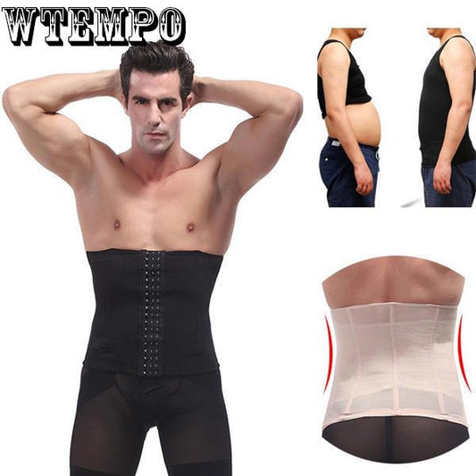 Slimming Belt Belly Strap Body Shaper Man Corset Abdomen Pulling Shaperwear Waist Trainer