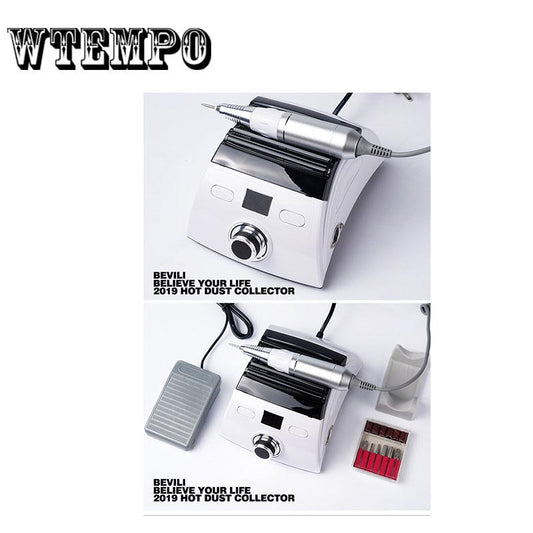 Art Drilling Grinding Pen Machine Set Manicure Pedicure Tools With Foot Switch Nail Drill Machine