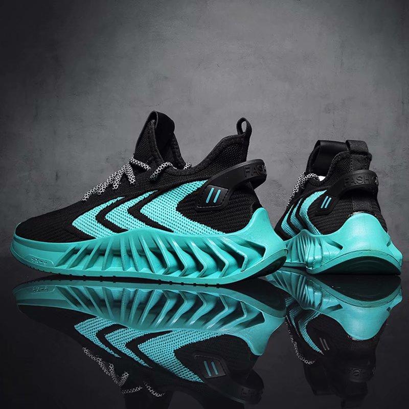 KYLIN Men's Shoes Casual Sports Shoes Flying Shuttle Breathable Blade Cushioning Tide Shoes Mesh Tennis Shoes