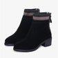 Fleece Padded Short Boots Women's Thick Heel Winter Frosted Warm and Comfortable Martin Boots