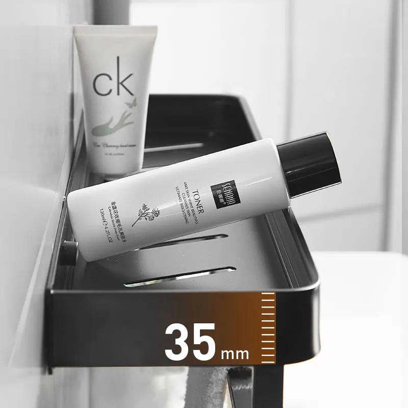 Sanitary Clothing Towel Wall Hookroom Toilet Washtock Cleaner Cosmetic Storage Rack