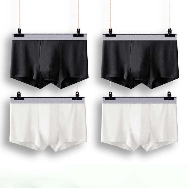 Men's Boxer Shorts Cotton Plus Size Breathable Underwear