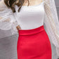 Summer Skirts Mid-length Fishtail Skirts Hip Skirts Temperament Ladies High Waist Thin Skirts Hip Skirts Female Fishtail Skirts