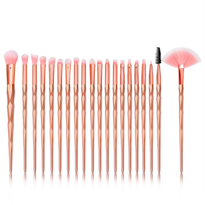20Style Popular Rainbow Makeup Brush Set Fashion Foundation Powder Concealer Lip Face Eyeshadow