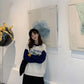 Autumn Winter Sweater Women Loose Outer Wear Pullover Fashion All-match Thick Sweater Casual Coat