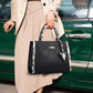 Leather Ladies Bag Large Capacity Handbag Fashion Leather One Shoulder Crossbody Shopping Bag