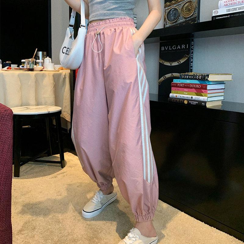 Quick-drying Sports Pants Women's Summer Thin Women's Trousers Spring and Autumn Beam Foot Wide-leg Pants Loose Casual Pants