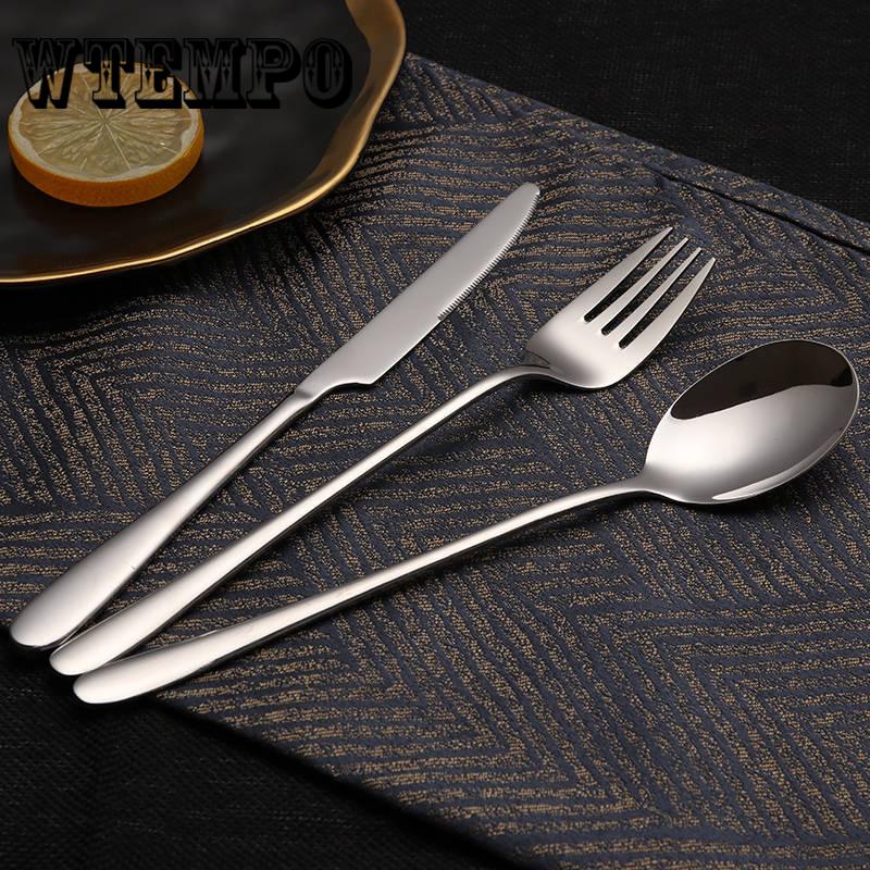 Fork Dinnerware Set Stainless Steel Cutlery Set 3pcs Knife Fork Set Tableware Cutleries